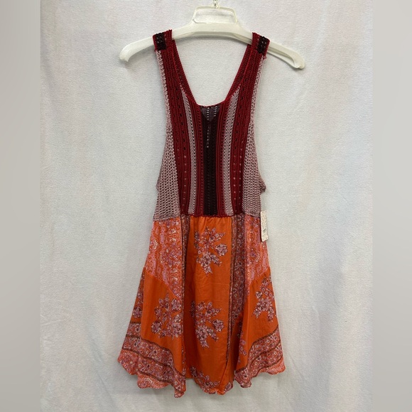 Free People Boho Crochet Katie Dress NWT - Picture 3 of 10